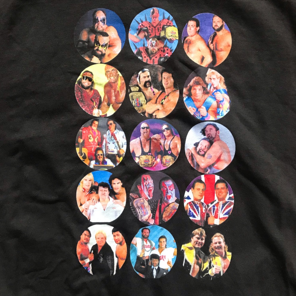 Vintage WWF WWE Tag Team Wold Tour Tshirt